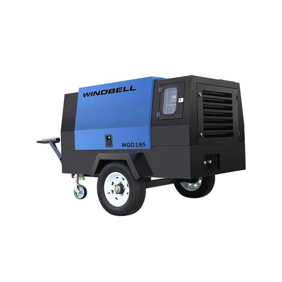 185 Cfm Diesel Portable Air Compressor for Jack Hammer